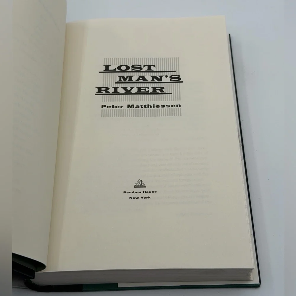 Lost Man's River: A Novel by Peter Matthiessen (Hardcover Book, 1997)